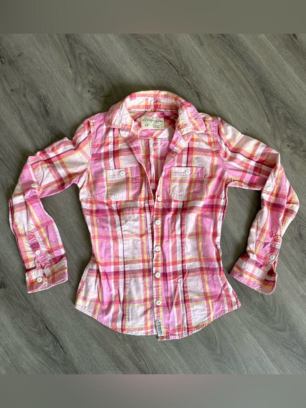 Vintage Aeropostale Plaid Button Up